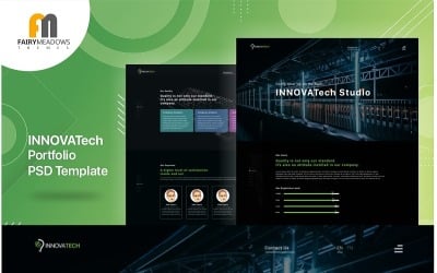 Innovatech - PSD шаблон портфолио