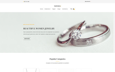 Joyas | Plantilla PSD creativa multiusos