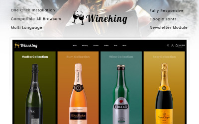 Plantilla OpenCart "WineKing - Wine Store" #93262