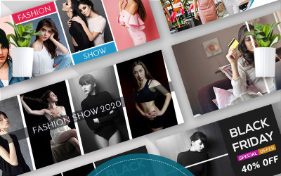 Prémium 10 Facebook Timeline Cover Bundle Social Media 93246