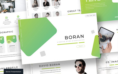 Boran PowerPoint şablonu
