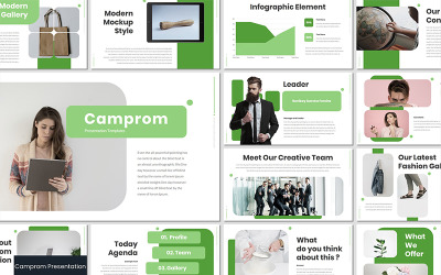 CAMPROM PowerPoint template