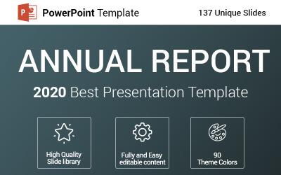 年度报告PowerPoint模板