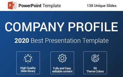 Профиль компании PowerPoint шаблон