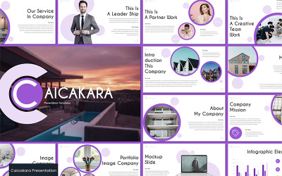 Шаблон CAICAKARA PowerPoint