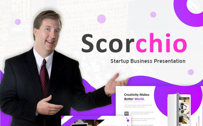 Scorchio - Szablon programu PowerPoint dla firm rozpoczynających działalność