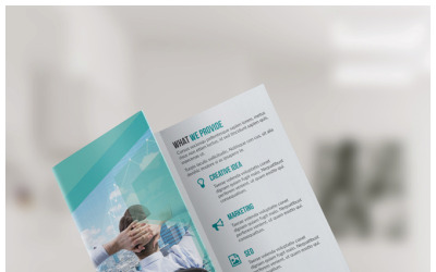 Trifold brosúra - Vállalat-azonosság sablon # 03