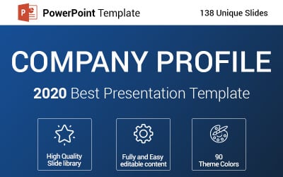 Unternehmensprofil PowerPoint-Vorlage Company