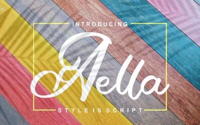Aella | A stílus kurzív betűtípus