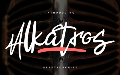 Alkatros | Grafyto Cursive Font