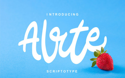 Alrte | Fuente Modern Scriptotype