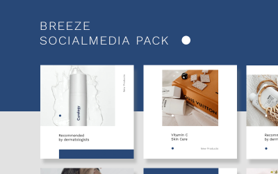 Breeze Instagram-mallar för sociala medier