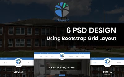 Eduworld - Iskolai PSD sablon