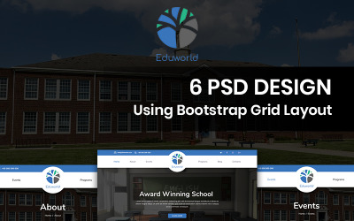 Eduworld-学校PSD模板