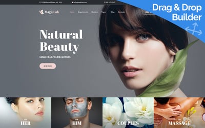 MagieLab - Sjabloon voor cosmetische kliniek Moto CMS 3