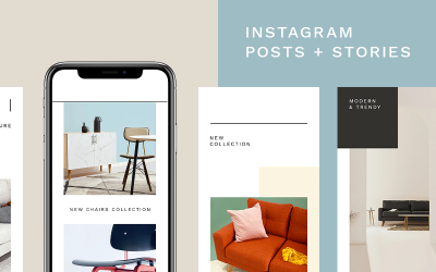 Шаблон для социальных сетей Furnish Pack