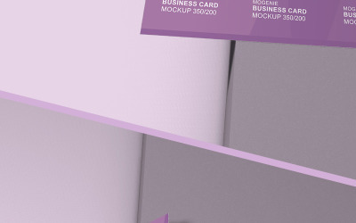 Set of business cards on a surface Ürün Örnekleri #93452