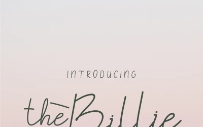 TheBillieMonlly typsnitt