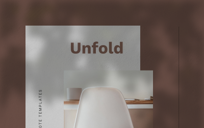 UNFOLD - Keynote-sjabloon