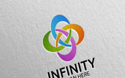 Plantilla de logotipo Infinity loop Design 18