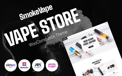 SmokeVape - Vape Shop eCommerce Websites Motyw WooCommerce
