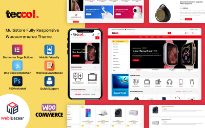 Teccol - Responsivt WordPress WooCommerce-tema