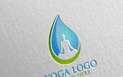 Yoga 3 Logo Vorlage