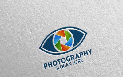 Eyes Camera Photography 14 Logo Template
