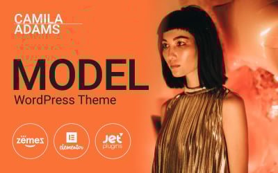 Camila Adams - Personal Blog WordPress Theme for Creative Portfolio Website