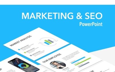 Marketing &amp; SEO PowerPoint template