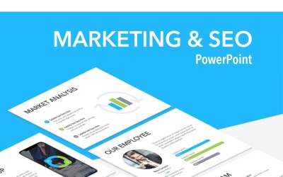 Marknadsföring &amp;amp; SEO PowerPoint-mall