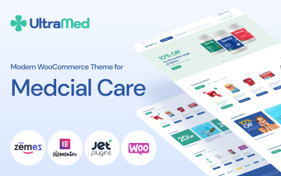 MedCare - мягкая и отзывчивая тема WooCommerce для аптек