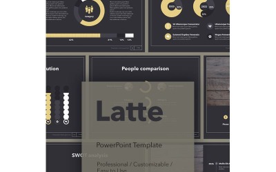 Modello PowerPoint per latte