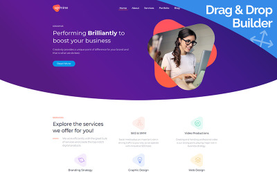 Upmine - Corporate Digital Agency Moto CMS 3-mall