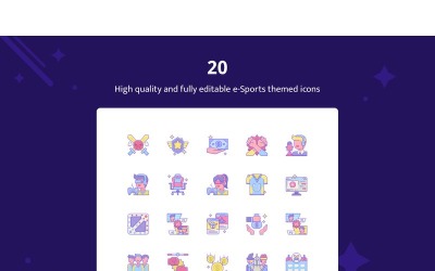 Améthyste - Modèle de croquis d&amp;#39;e-sport