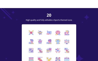 Ametiszt - Esports vázlatsablon