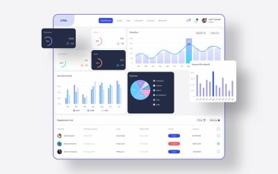 CPBL Admin UI vázlat sablon