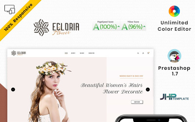 Ecloria Flower PrestaShop-tema