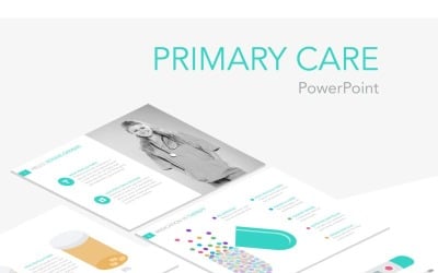 Modelo de PowerPoint de cuidados primários