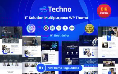 Techno — комплексные ИТ-решения и многоцелевая тема WordPress