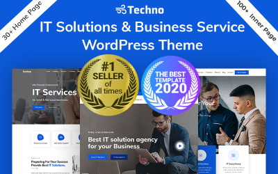 Techno - тема WordPress для ИТ-решений и бизнес-консалтинга №94212