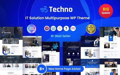 Techno - 整体 IT 解决方案和多用途 WordPress 主题