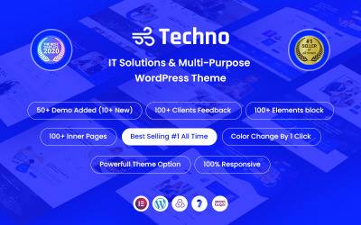 Techno - 整体 IT 解决方案和多用途 WordPress 主题