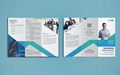 Trifold brosúra tervezés - Vállalati-azonosság sablon
