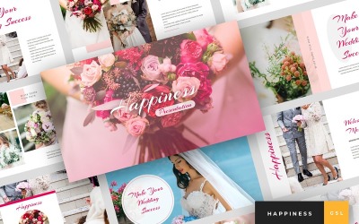 Bonheur - Google Slides de mariage