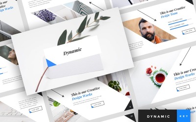 Dinamikus - Kreatív - Keynote sablon