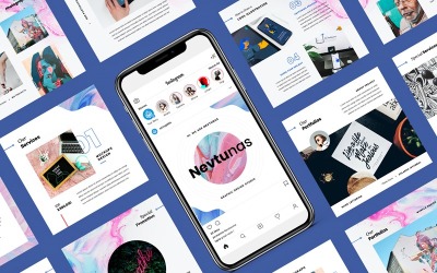 Nevtunas - Business Instagram - Шаблон Keynote