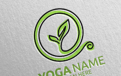 Plantilla de logotipo de Yoga 44