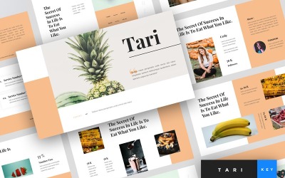 Tari - Eten - Keynote-sjabloon