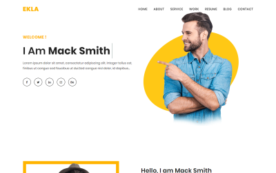 Ekla Personal Portfolio №94400